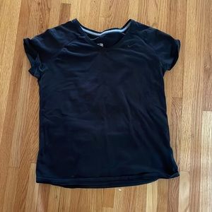 black nike athletic tee